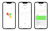 User Interface mit Launch Screen, Kalender und Temperaturkurve.