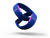 Rendering zweier Mictic Armbänder, ineinander verschlungen und schwebend
